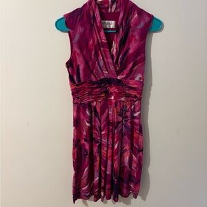 Studio 1 Pink Sleeveless Dress Size 4 Petite